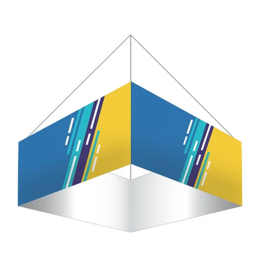 Banner quadrato da appendere al soffitto