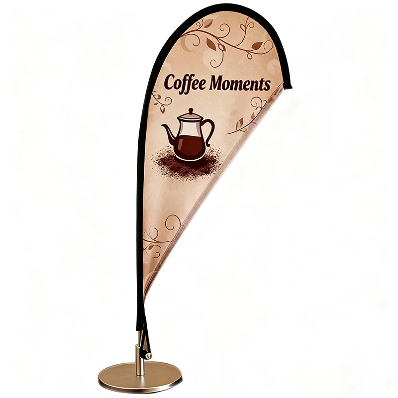 Bandiera da spiaggia a goccia da tavolo